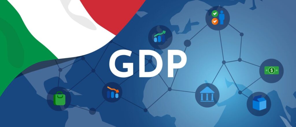 Grafico sulla crescita del Pil italiano