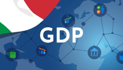 Grafico sulla crescita del Pil italiano