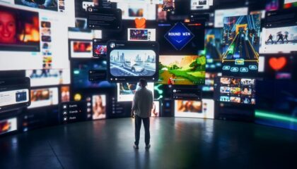 Screenshot dell'app Live TV su PS5