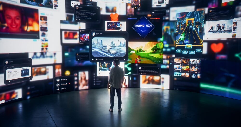 Screenshot dell'app Live TV su PS5