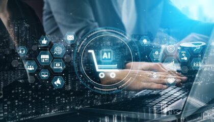 Grafica sull'e-commerce e intelligenza artificiale