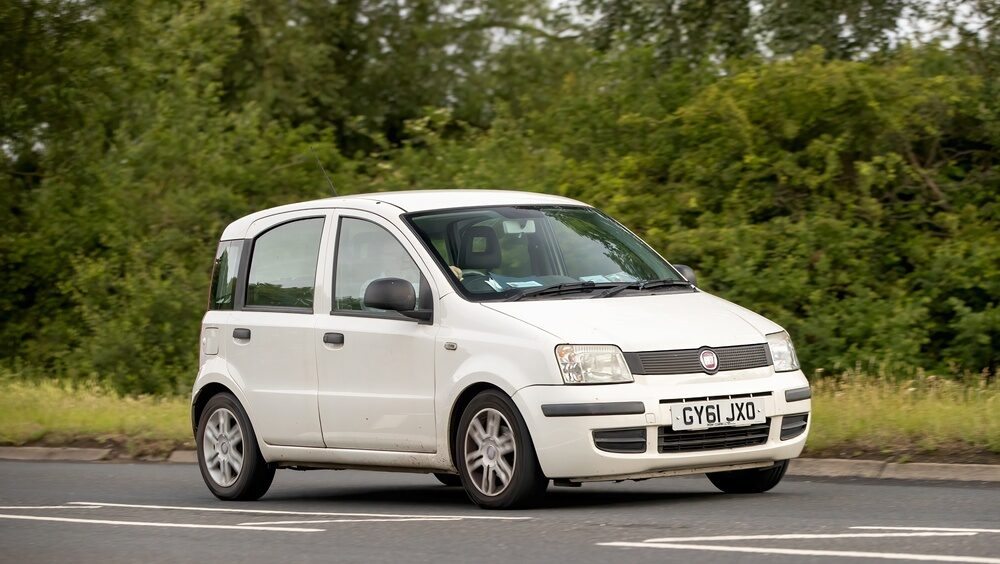 Fiat Panda in esposizione